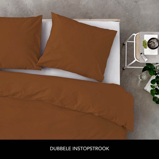 Byrklund Housse de couette Sleep Softly - 240x220 - 100% Katoen - Cognac