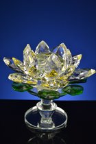 Fleur de lotus en cristal 16 cm