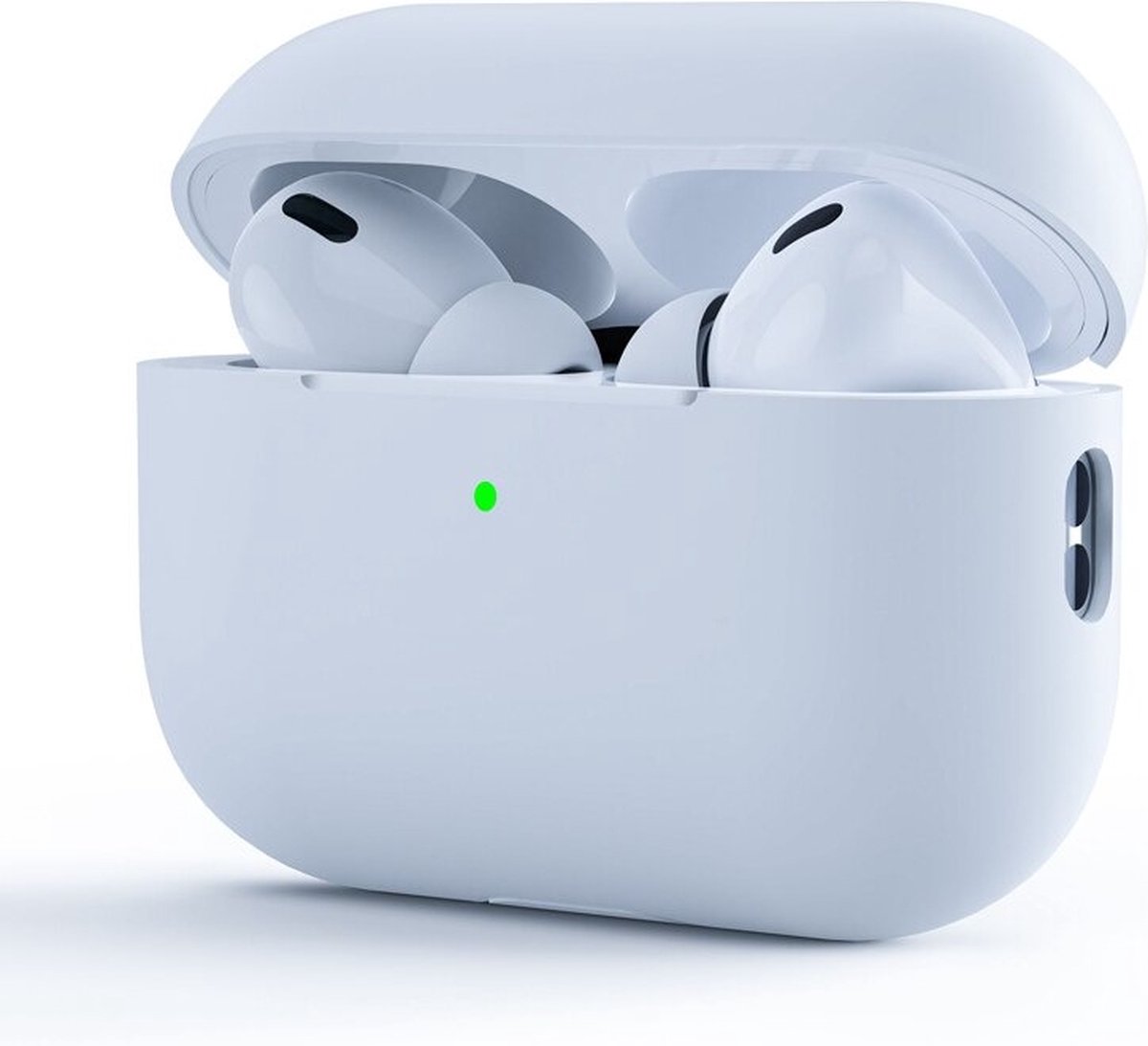 Airpods Pro 2 Hoesje - Siliconen Case Airpods Pro 2 - Airpods Hoesje - Geschikt voor Airpods Pro 2 - Wit