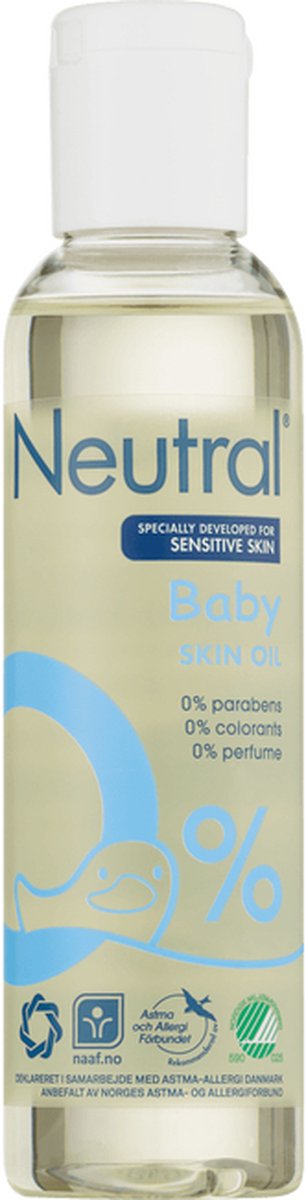 hoesten ondergoed Materialisme Neutral Baby Parfumvrij Huidolie voor de gevoelige babyhuid 150 ml | bol.com