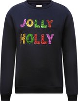 Kersttrui  Jolly Holly Glitters - Dames Maat L
