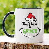 Don't be a Grinch Kerts Mok - Herfts- Black friday 2022 - Kerst cadeau voor vrouwen - Sinterklaas cadeautjes - Cadeau voor vrouw - Koffiemok - Grappige cadeaus - Cadeau voor man - Mokken en bekers - Verjaardag cadeau - Koffiekopjes - Mok met tekst