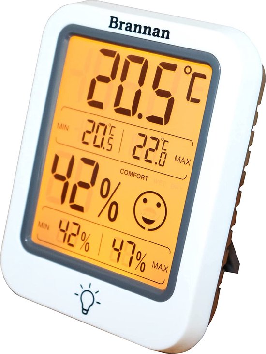 Mengshen Digitale Hygrometer Thermometer, Binnentemperatuur- Vochtigheidsmeter Meter Voor Thuiskantoor Kas Kelder Auto Babykamer