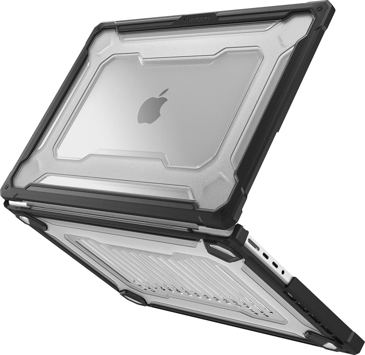Spigen MacBook Pro 14 (20212022) Rugged Armor Laptop Sleeve Zwart
