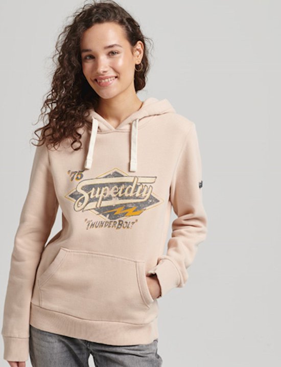 Superdry Dames Trui Vintage Boho hoodie met grafische print