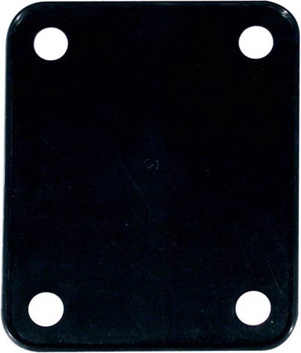 neck plate cushion, zwart, 64,2x51mm, for NP-64 halsplaats