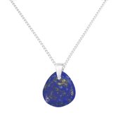 ARLIZI 2121 Ketting blauw lapis lazuli hanger - sterling zilver - 46 cm