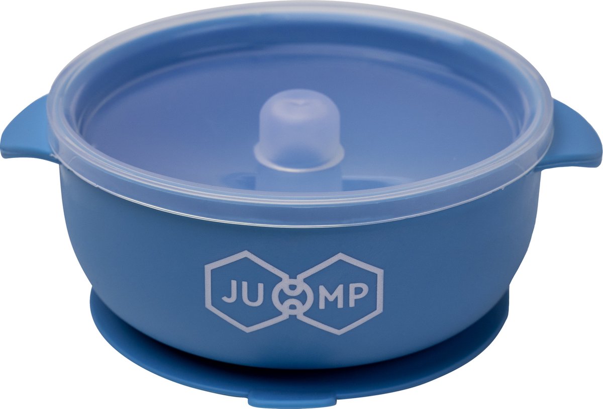 JU&MP Kommetje - Baby - Kinderservies - Zuignap - Onbreekbaar - Donkerblauw