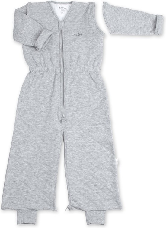 BEMINI Sacco nanna 4-12 mesi Pady waffle + jersey Bio tog 2.5 Stone
