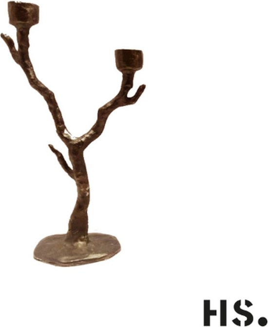 Home Society Bougeoir Branche Bronze Large