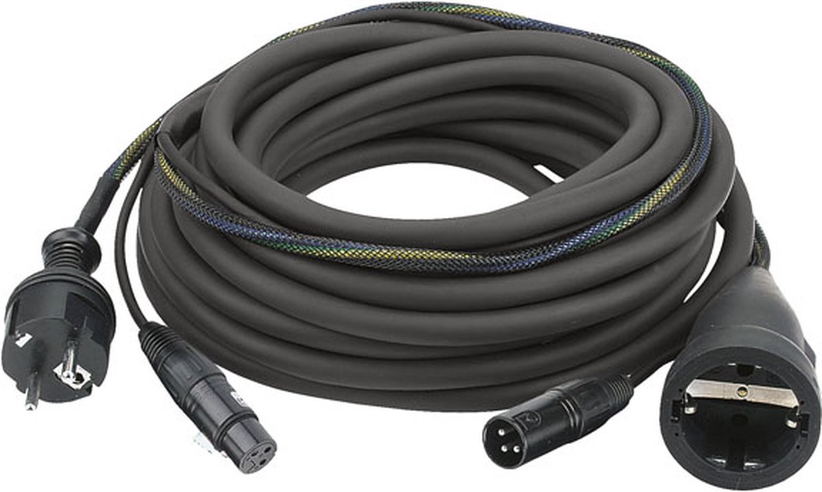DAP FP09 Schuko/XLR F - Schuko/XLR M 10 meter