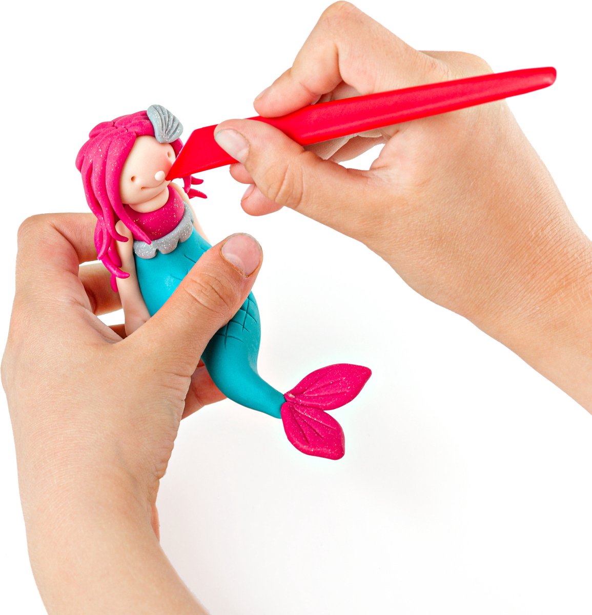 FIMO kids 8034 - ovenhardende boetseerklei - form&play - Zeemeermin — afbeelding 4