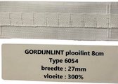 Gerster Gordijnband - Gordijnlint type 6054 - Breedte 27 mm - Prijs per 10 m