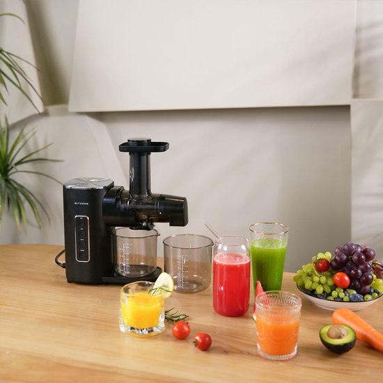 Slowjuicer Met 450ml Pulpcontainer - Sapcentrifuge voor Groenten & Fruit - 150W van SLO — afbeelding 2