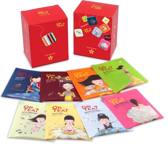 Or Tea theedoosje giftbox teabox the favour 8 theezakjes in 8 verschillende smaken leuk thee cadeau