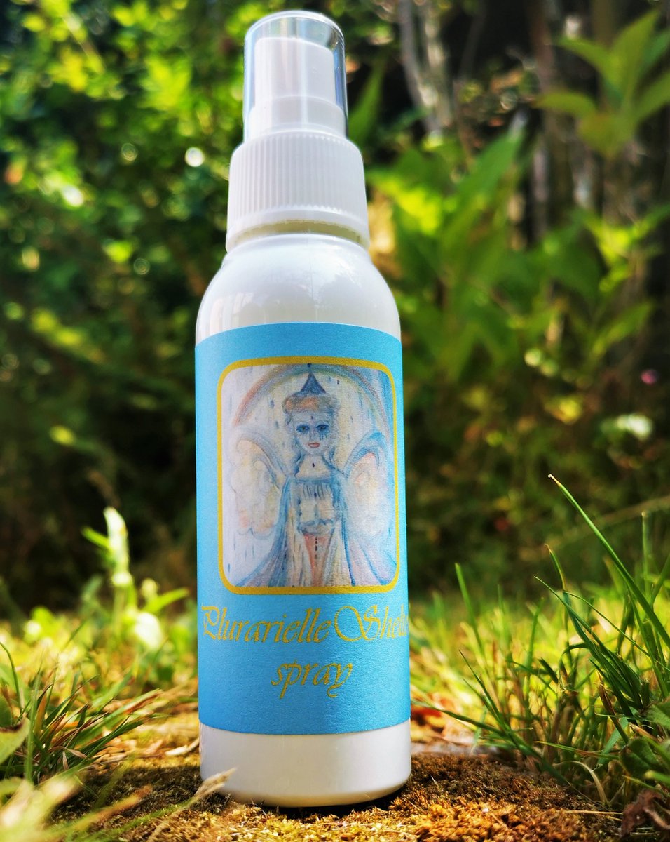 Goedkoopste Plurarielle Shelter Spray 100 ml - Magical Aura Chakra Spray - In the Light of the Goddess by Lieveke Volcke - 100ml