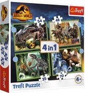 Trefl Trefl 4in1M - Threatening dinosaurs / Universal Jurassic Wor