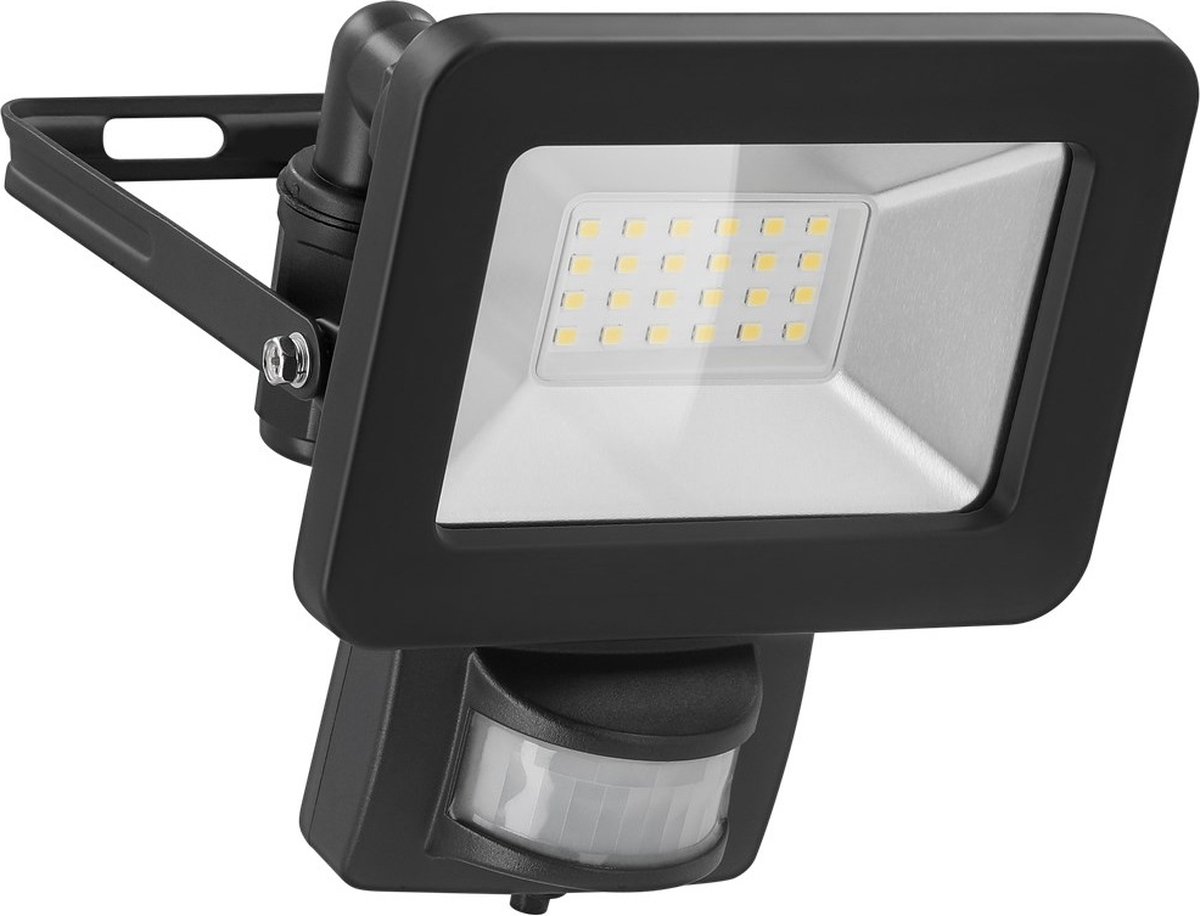 Goobay LED-schijnwerper met bewegingssensor voor buiten - 20W / zwart