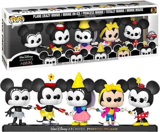Funko Pop! 5-Pack: Disney Archives - Minnie Mouse - US Exclusive