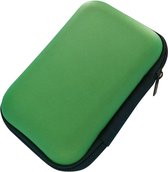 Oortjes Zipper Case – Reizen, Vakantie – Opbergtas met Rits – Groen – 11*7.5 cm
