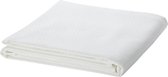 Wit damast tafelkleed 180 rond (Hotelkwaliteit: 250 gr/m2) - 100% katoen - bestseller
