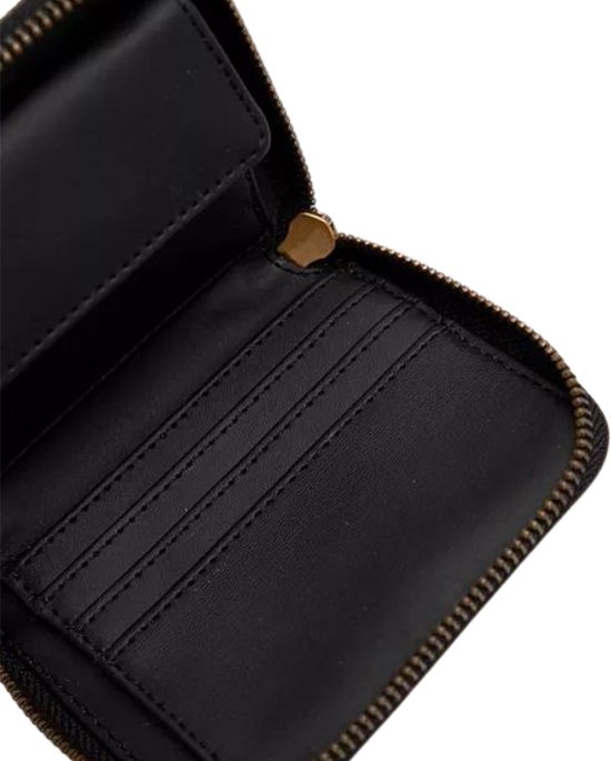 Portefeuille GUESS Erenia SLG - Zip Around - Taille Moyenne - Couleur CLO Coal Logo - Design Sobre Et élégant Au Quotidien