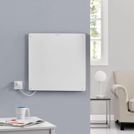 Infrarood Verwarmingspaneel 550 Watt - Infrarood Kachel - Paneel - Vrijstaand of Wandmontage - Black Friday