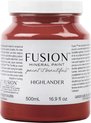 Fusion mineral paint - meubelverf - acryl - rood - highlander - 500 ml