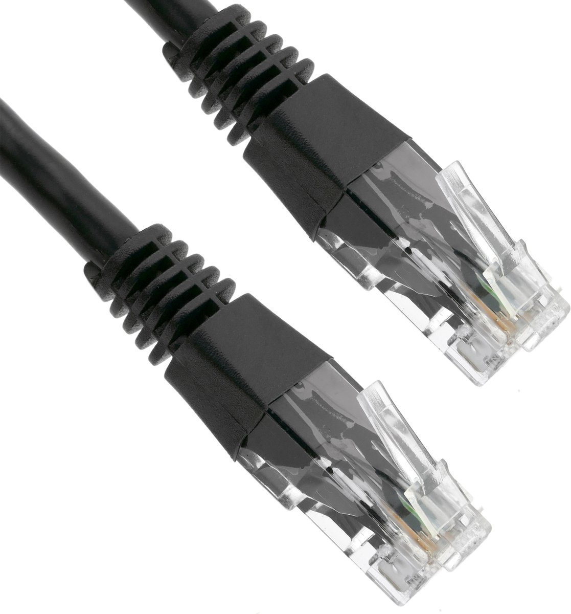 BeMatik - 10 m zwarte Cat.6 UTP Ethernet-netwerkkabel