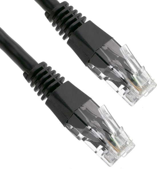 Nanocable 10.20.0304-EXT-BK - Ethernet netwerkkabel RJ45 CAT.5E