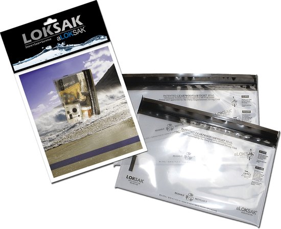 LokSak aLoksak Landkaart - Waterdichte Hoezen - Set Van 2 - 80 x 40 cm