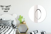 WallCircle - Wandcirkel ⌀ 90 - Abstract - Pastel - Design - Ronde schilderijen woonkamer - Wandbord rond - Muurdecoratie cirkel - Kamer decoratie binnen - Wanddecoratie muurcirkel - Woonaccessoires