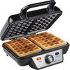 foto van Tristar Wafelijzer WF-2195 - Wafelmaker voor 2 wafels - Met regelbare temperatuur - Anti-aanbaklaag - RVS