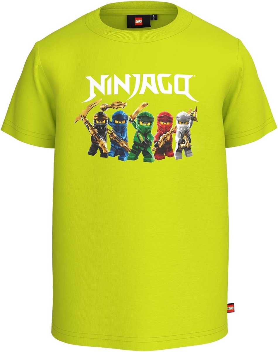 Lego T shirt Ninjago Limoen Groen Jongens Lwtaylor 121 - 122