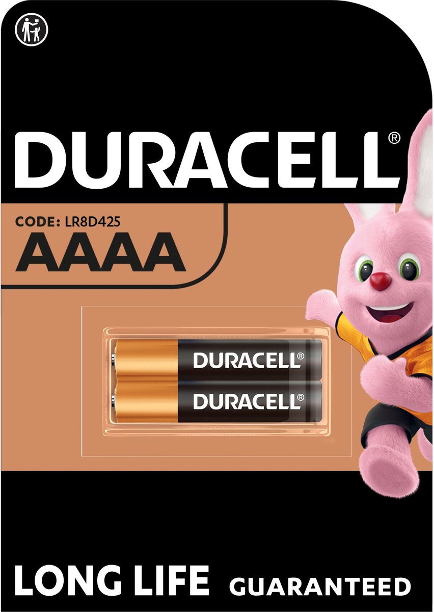 Duracell Ultra Power Alkaline AAAA/MX2500 - 2 stuks - Duracell