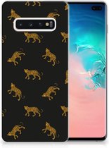 TPU Hoesje geschikt voor Samsung Galaxy S10 Plus Leopards