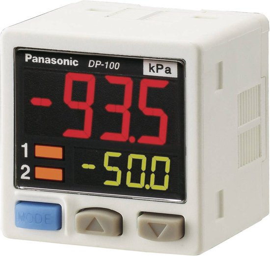 Panasonic Druksensor 1 stuk(s) DP-112A-E-P-J -1 bar tot 10 bar M8, 4-polig (l x b x h) 42.5 x 30 x 30 mm