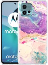 Motorola Moto G72 Hoesje Dromerige Kleuren - Designed by Cazy
