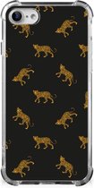 Case Anti-shock geschikt voor iPhone SE 2022/2020 | iPhone 8/7 Leopards