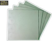 Set de 4 panneaux de construction / plaques de base 32x32 plots, 25cm x 25cm | Choix de 15 couleurs | Gris clair | Convient pour LEGO | PetitesBriques
