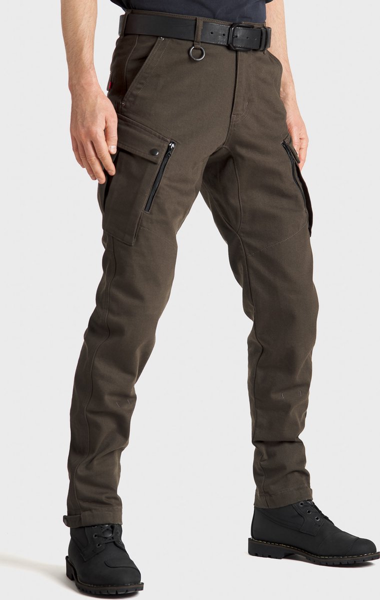 Pando Moto Chino Style Cordura - Mark Kev 02 Olive 32/30