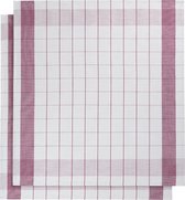 Bol.com Keukenhanddoek - Theedoek - 68x68 cm - Set van 2 FUCHSIA aanbieding