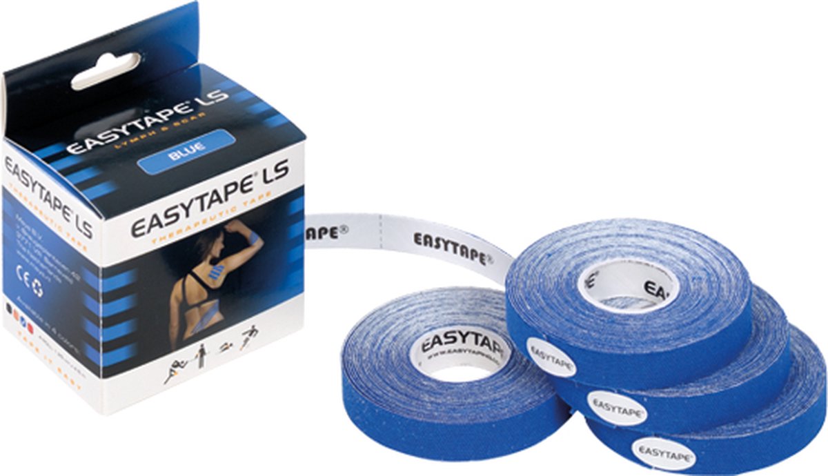 Easytape Lymph & Scar tape - Blauw | tape tegen littekens en vochtafvoer