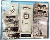 25 Kerstkaarten met Enveloppen Kerstmis Christmas Cards Merry Christmas