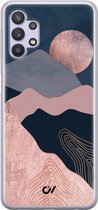 Hoesje geschikt voor Samsung Galaxy A32 5G - Landscape Rosegold - Landschap - Roze - Soft Case Telefoonhoesje - TPU Back Cover - Casevibes