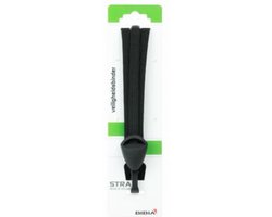 Widek Zwarte triobinder met RVS haken - 28 inch - 50 cm bandlengte