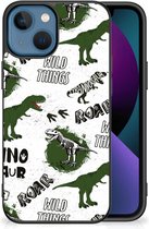 Dierenprint Telefoonhoesje geschikt voor Apple iPhone 13 Dinosaurus