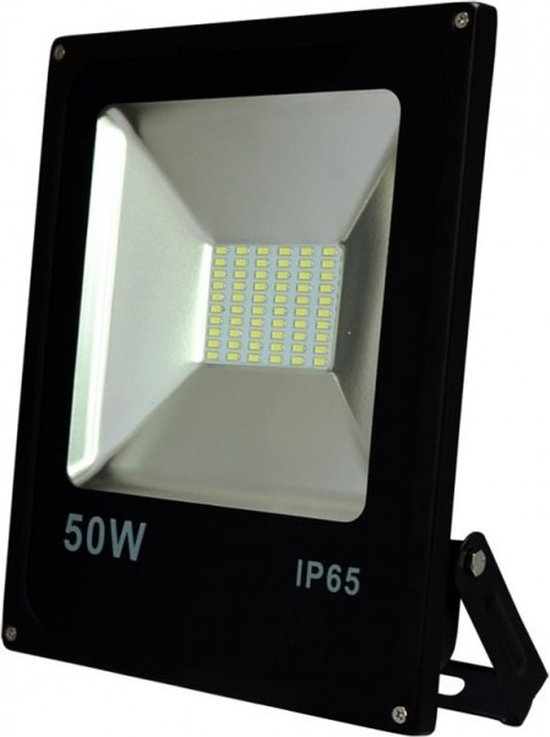 Projecteur LED d'intérieur blanc SLIM 50W