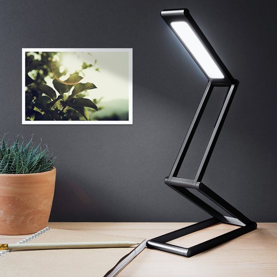 Aluminium LED bureaulamp Nicano met dimmer