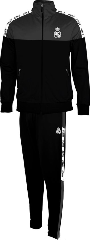 Real Madrid trainingspak KIDS - 8 jaar (128) - zwart/grijs